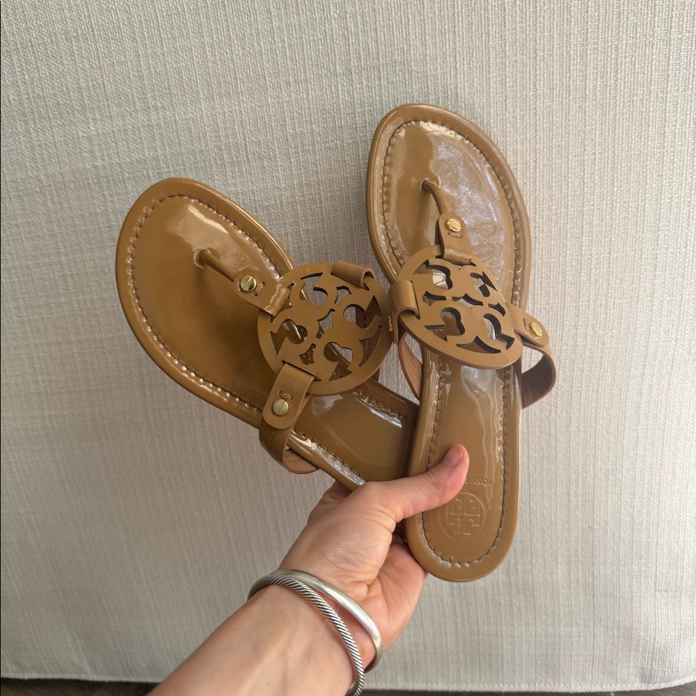 Tory Burch gloss sandals